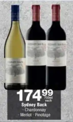 Checkers Sydney Back Chardonnay/ Merlot/ Pinotage offer