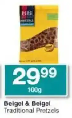Checkers Beigel & Beigel Traditional Pretzels offer