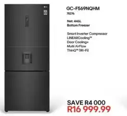 Hirsch's LG Bottom Freezer offer