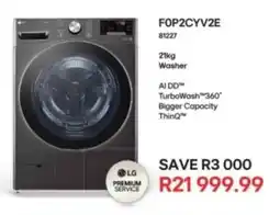 Hirsch's LG Washer offer