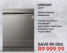 Hirsch's LG 14 Place Setting Dishwasher offer