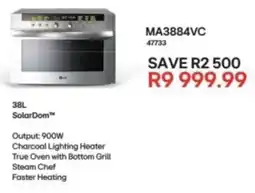 Hirsch's LG SolarDom Charcoal Lighting Heater True Oven with Bottom Grill offer