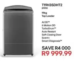Hirsch's LG Top Loader offer