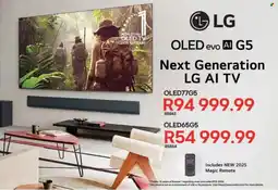 Hirsch's LG OLED Evo AI G5 Next Generation TV offer