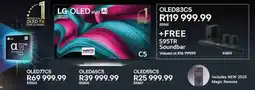 Hirsch's LG 83" OLED Evo AI C5 TV offer