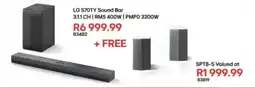 Hirsch's LG S70TY Sound Bar 3.1.1 CH offer
