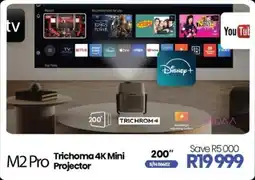 Hirsch's Hisense M2 Pro Trichoma 4K Mini Projector offer