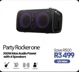 Hirsch's Hisense Party Rocker one 300W Max Audio Power with 4 Speakers offer