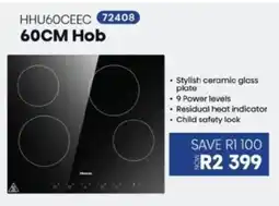 Hirsch's Hisense 60cm Hob offer