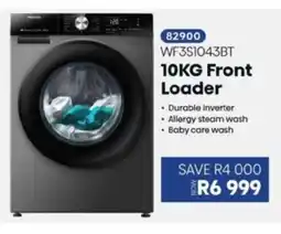 Hirsch's Hisense Front Loader offer