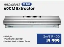 Hirsch's Hisense 60cm Extractor offer