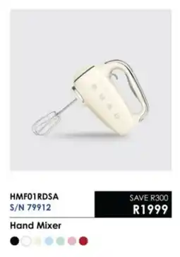 Hirsch's Smeg Hand Mixer offer