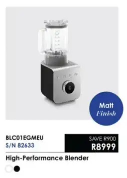 Hirsch's Smeg High-Performance Blender offer