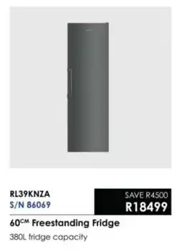 Hirsch's Smeg 60cm Freestanding Fridge offer