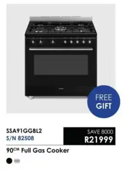 Hirsch's Smeg 90cm Full Gas Cooker offer