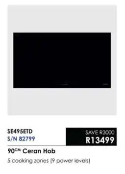 Hirsch's Smeg 90cm Ceran Hob offer