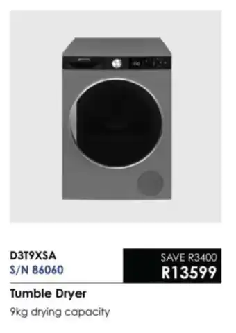 Hirsch's Smeg Tumble Dryer offer