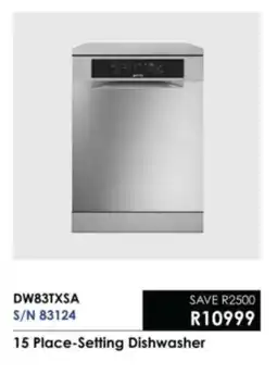 Hirsch's Smeg 15 Place-Setting Dishwasher offer