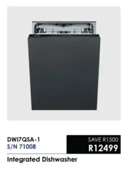 Hirsch's Smeg Integrated Dishwasher offer
