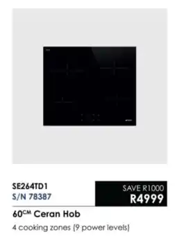 Hirsch's Smeg 60cm Ceran Hob offer