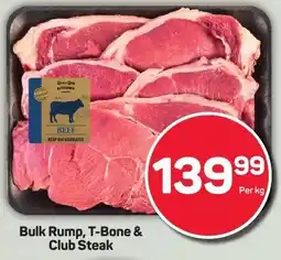 Pick n Pay Bulk Rump, T-Bone & Club Steak offer