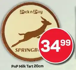 Pick n Pay PnP Milk Tart offer