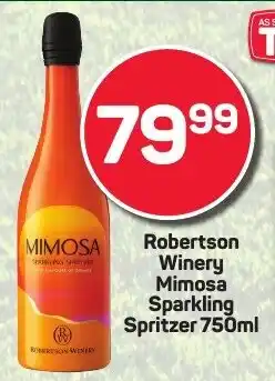 Pick n Pay Robertson Winery Mimosa Sparkling Spritzer offer