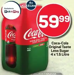 Pick n Pay Coca-Cola Original Taste Less Sugar offer