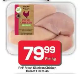 Pick n Pay Hypermarket PnP Fresh Skinless Chicken Breast Fillets 4s offer