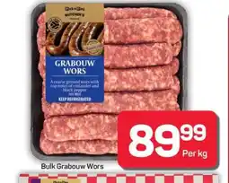 Pick n Pay Hypermarket Bulk Grabouw Wors offer