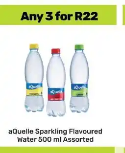 Game aQuelle Sparkling Flavoured Water 500 ml Assorted offer