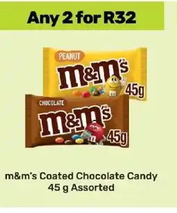 Game m&m's Coated Chocolate Candy 45 g Assorted offer