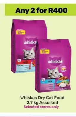 Game Whiskas Dry Cat Food 2.7 kg Assorted offer