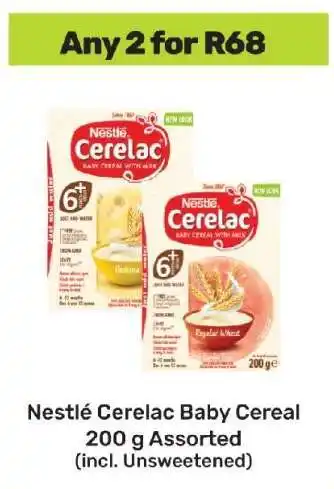 Game Nestlé Cerelac Baby Cereal 200 g Assorted offer