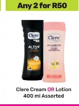 Game Clere Cream OR Lotion offer