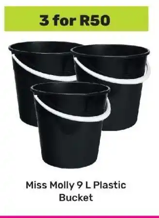 Game Miss Molly 9 L Plastic Bucket offer
