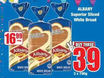 Boxer ALBANY Superior Sliced White Bread offer
