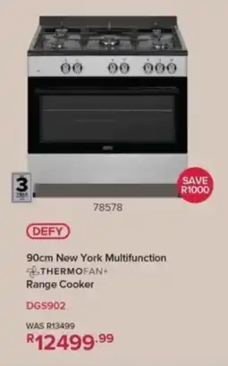 Hirsch's DEFY 90cm New York Multifunction Range Cooker offer