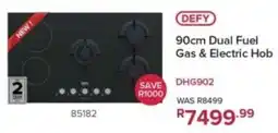Hirsch's DEFY 90cm Dual Fuel Gas & Electric Hob offer