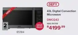Hirsch's DEFY Digital Convection Microwave offer