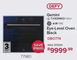 Hirsch's DEFY Gemini Eye-Level Oven offer