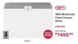 Hirsch's DEFY Multimode Chest Freezer White offer