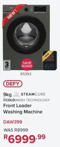 Hirsch's DEFY Front Loader Washing Machine offer