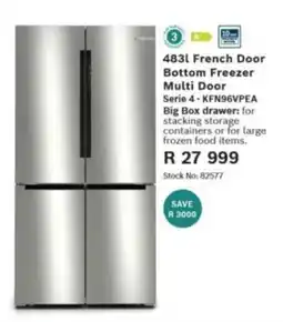 Hirsch's Bosch French Door Bottom Freezer Multi Door offer