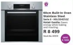 Hirsch's Bosch 60cm Built-In Oven Stainless Steel offer