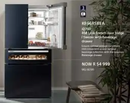 Hirsch's Siemens iQ700 French door fridge/ freezer with beverage drawer offer