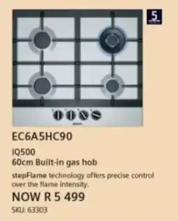 Hirsch's Siemens iQ500 60cm Built-in gas hob offer