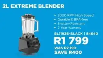 Hirsch's Midea extreme blender offer
