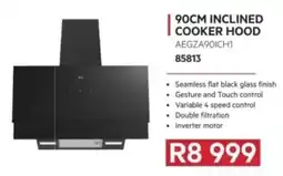 Hirsch's AEG 90cm inclined cooker hood offer