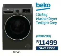 Hirsch's Beko Washer Dryer Twilight Grey offer
